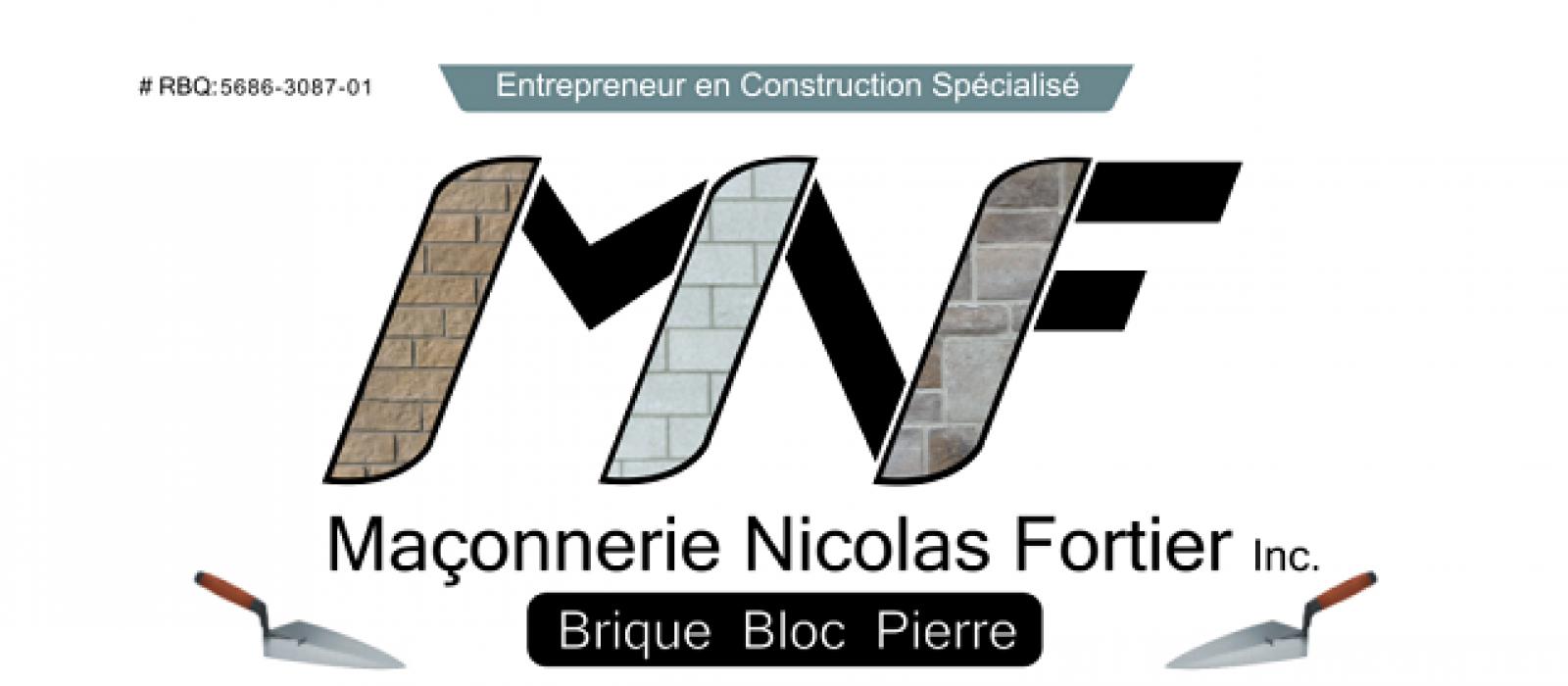 Maçonnerie Nicolas Fortier Inc Logo